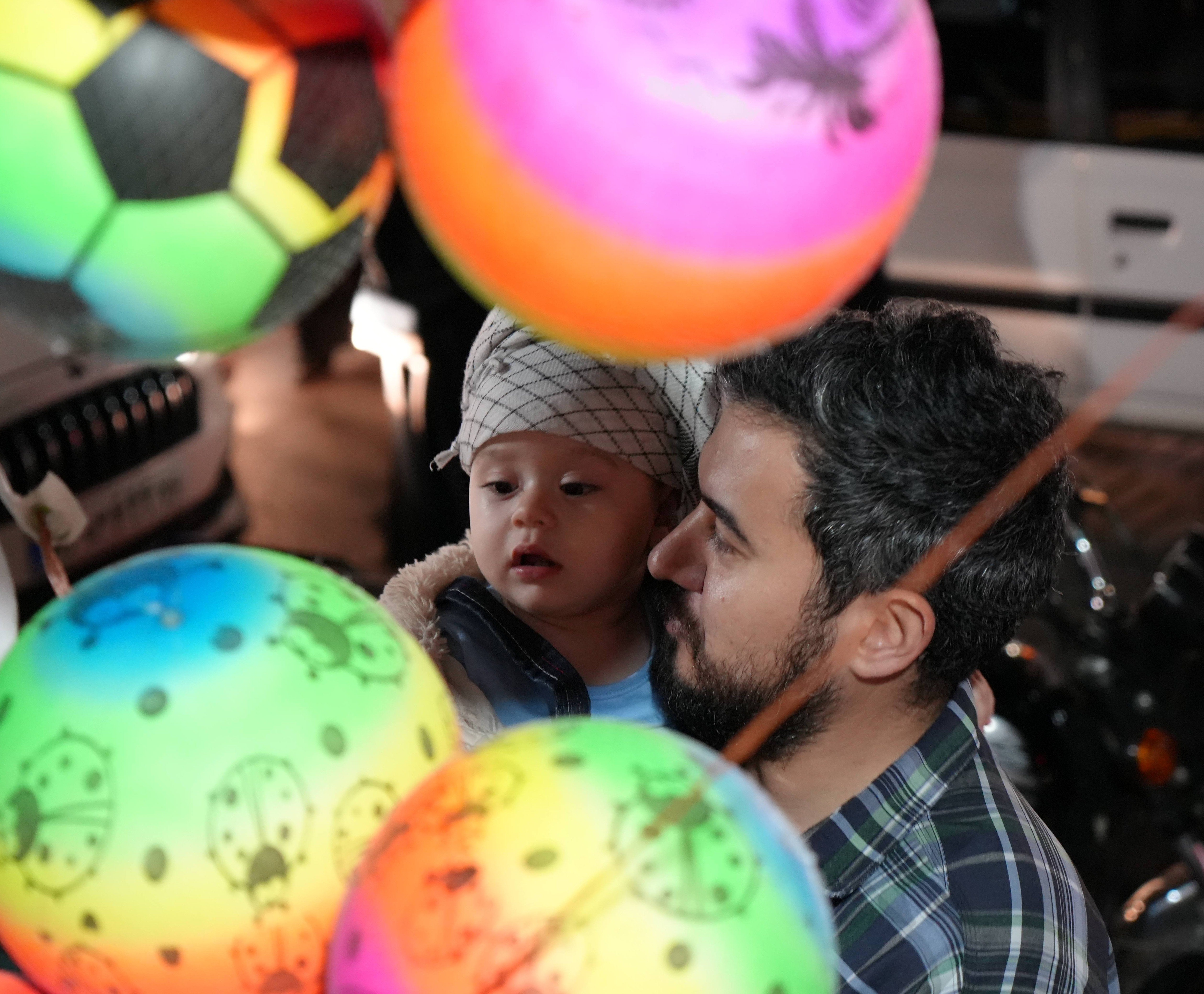 Toy donation to children